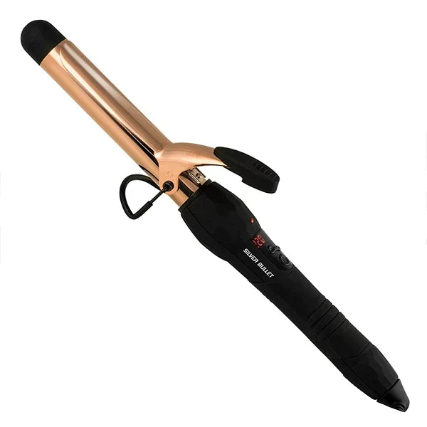 Silver Bullet Fastlane Titanium Rose Gold Curling Iron-25mm - Kess Hair and Beauty