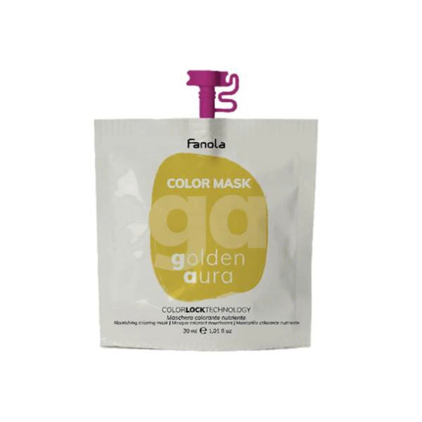 Fanola Colour Mask GOLDEN AURA 30ml - Kess Hair and Beauty
