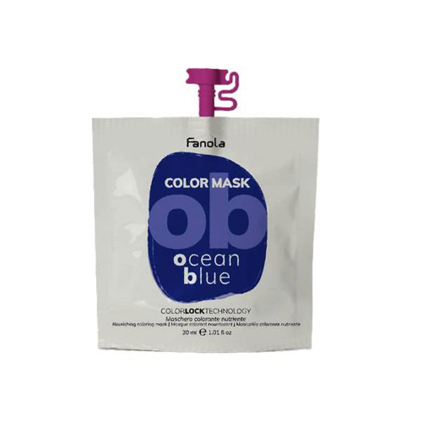Fanola Colour Mask OCEAN BLUE 30ml - Kess Hair and Beauty