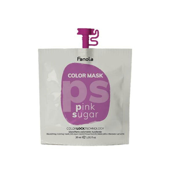Fanola Colour Mask PINK SUGAR 30ml - Kess Hair and Beauty