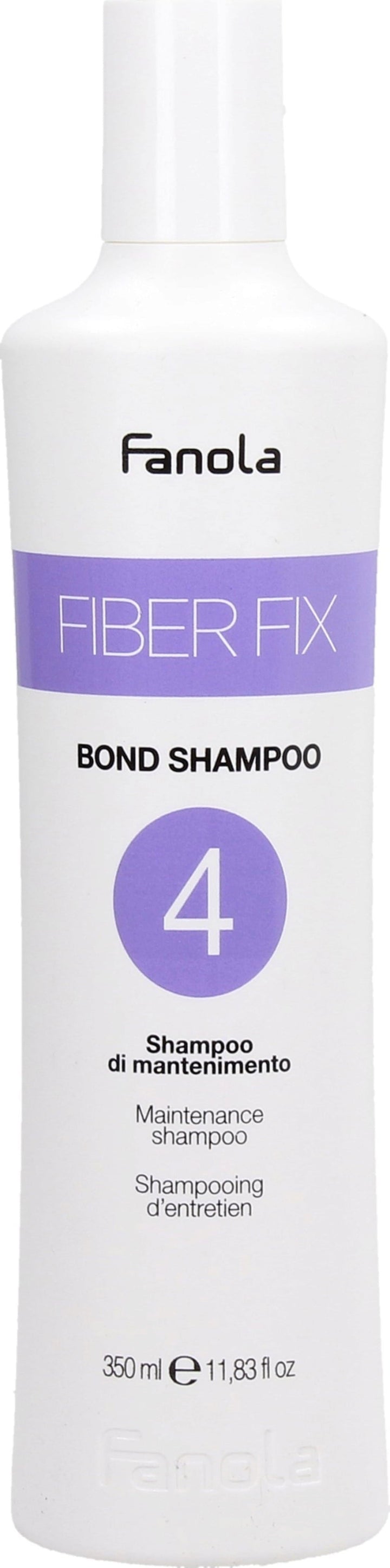 Fanola Fiber Fix N.4 Bond Shampoo - 350ml - Kess Hair and Beauty