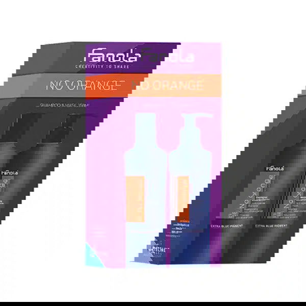 Fanola No Orange Shampoo And Mask Gift Set - Kess Hair and Beauty