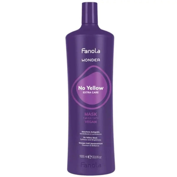Fanola Wonder No Yellow Extra Care Mask 1L - Kess Hair and Beauty