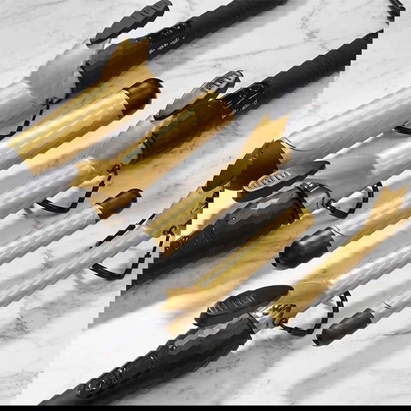 Fastlane Gold Ceramic Curling Iron - 16mm - Kess Hair and Beauty