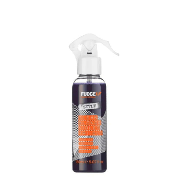 Fudge Clean Blonde Violet Tri Blo Spray 150ml - Kess Hair and Beauty