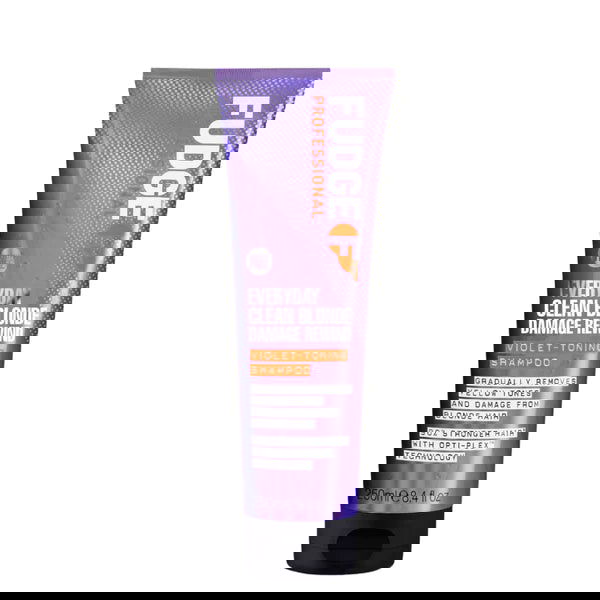 Fudge Everyday Clean Blonde Damage Rewind Shampoo 250ml - Kess Hair and Beauty