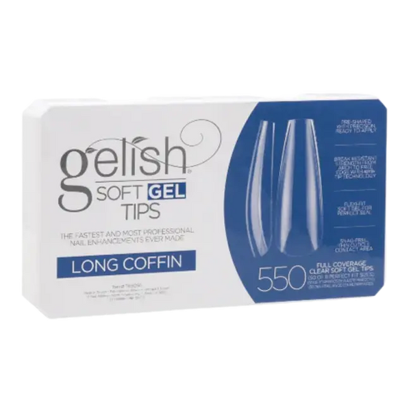 GELISH LONG COFFIN 550CT - Kess Hair and Beauty