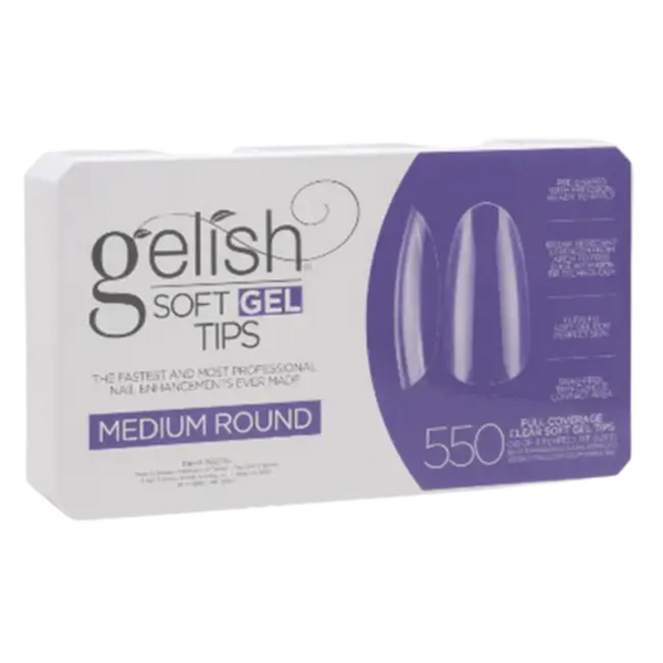 GELISH MEDIUM ROUND 550CT - Kess Hair and Beauty
