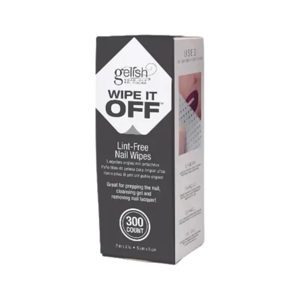 GELISH WIPE IT OFF 300CT - Kess Hair and Beauty