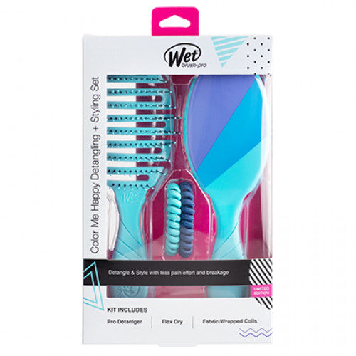 Wet Brush Pro Colour Me Happy Detangling Kit - Kess Hair and Beauty