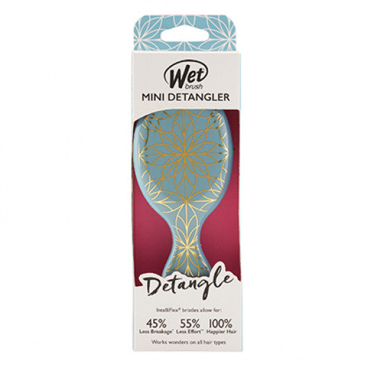 Wet Brush Mini Detangler Geo Lagoon