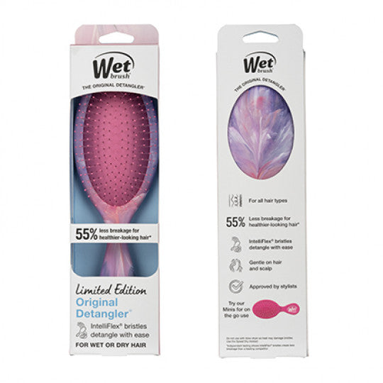 Wet Brush Original Detangler Matte Marble Pink