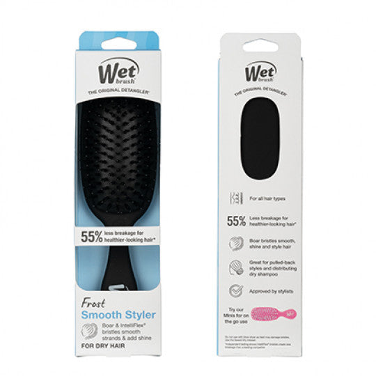 Wet Brush Original Detangler Frost Smooth Styler Brush Black