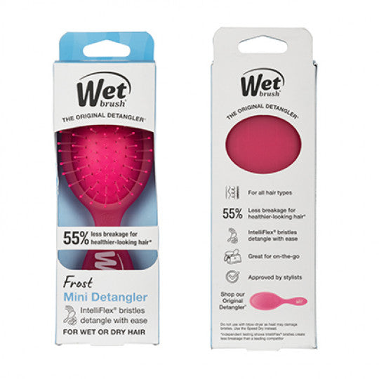 Wet Brush Frost Mini Detangler - Pink