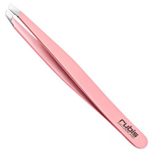 Rubis Classic Slant Pink Tweezer