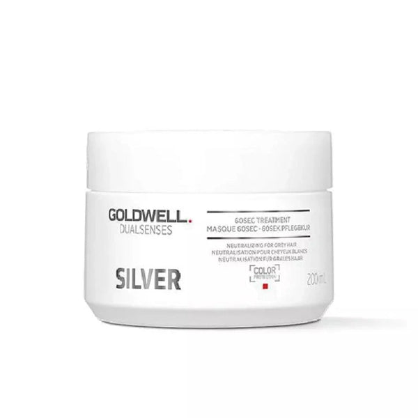 Goldwell Dualsenses Silver 60 sec Treatment 200ml - Kess Hair and Beauty