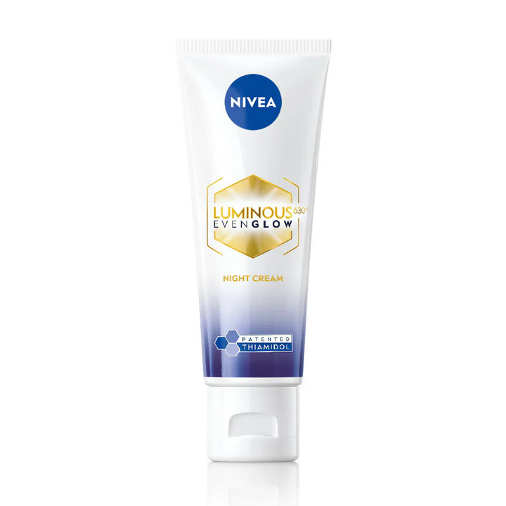 Nivea Luminous Even Glow Night Cream with Hyaluronic Acid - 40ml