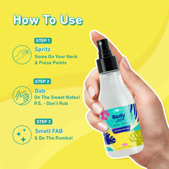 Plum - Hawaiian Rumba Body Mist by Plum BodyLovin 100ml