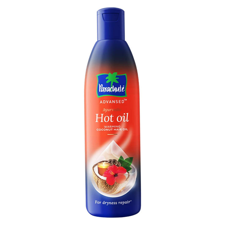Parachute Advansed Ayurvedic Hot Oil, Warming Coconut Hair Oil, Frizz Free Hair 190ml