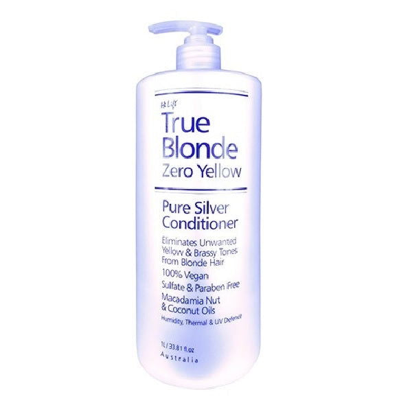 Hi Lift True Blonde ZERO YELLOW Conditioner 1 LITRE - Kess Hair and Beauty