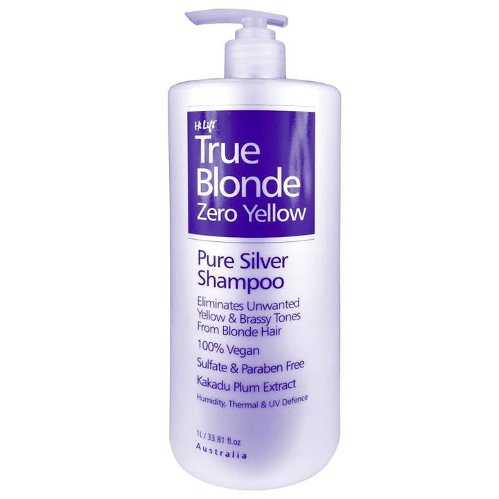 Hi Lift True Blonde ZERO YELLOW Shampoo 1 LITRE - Kess Hair and Beauty