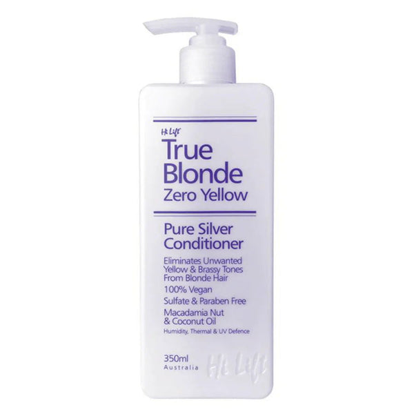 Hi Lift True Blonde Zero Yellow Pure Silver Conditioner 350ml - Kess Hair and Beauty