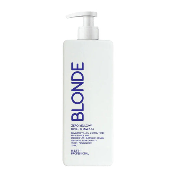 Hi Lift True Blonde Zero Yellow Pure Silver Shampoo 350ml - Kess Hair and Beauty