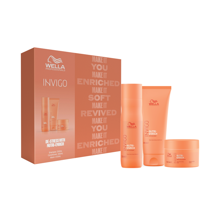 Wella - DE-STRESS Nutri-Enrich Trio Christmas Gift Pack