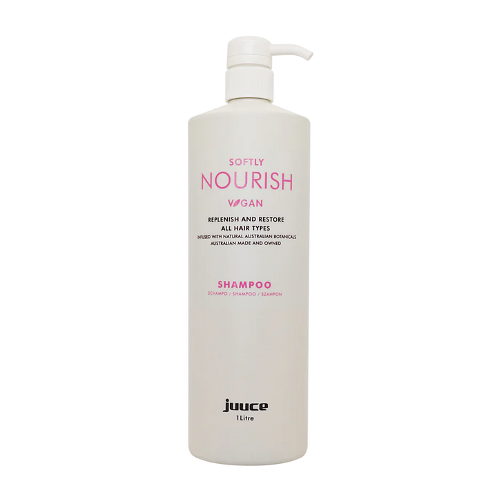 JUUCE Softly Nourish Shampoo 1 Litre - Kess Hair and Beauty