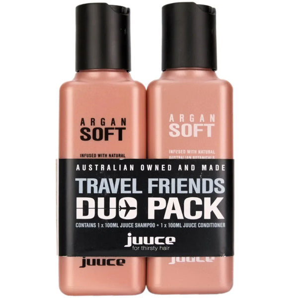 Juuce Argan Soft Shampoo and Conditioner Travel 100ml Duo