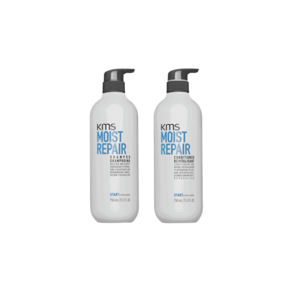 KMS 750ml Moist Repair Duo - Kess Hair and Beauty