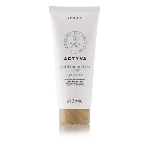 Kemon Actyva NUTRIZIONE RICCA Mask 200ml - Kess Hair and Beauty