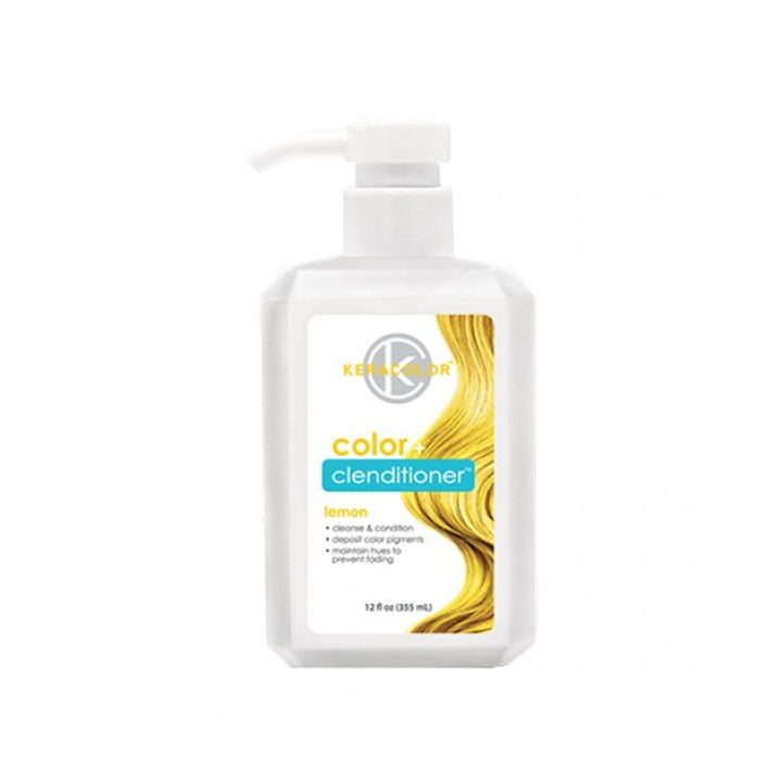 Keracolor Color + Clenditioner 355ml - LEMON - Kess Hair and Beauty
