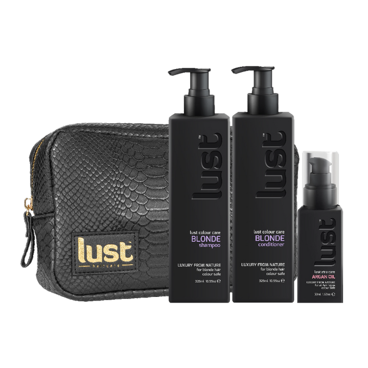 Lust BLONDE Duo + Luxury Oil Gift Pack - Kess Hair and Beauty