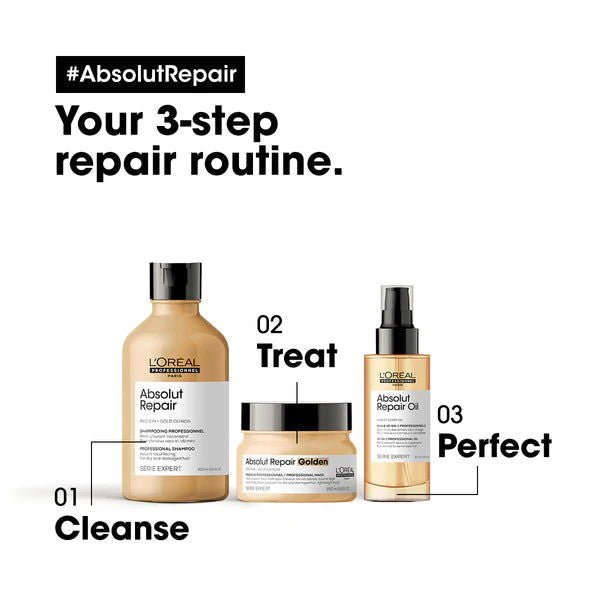 L'oreal Professional Serie Expert Absolut Repair Shampoo 300ml - Kess Hair and Beauty