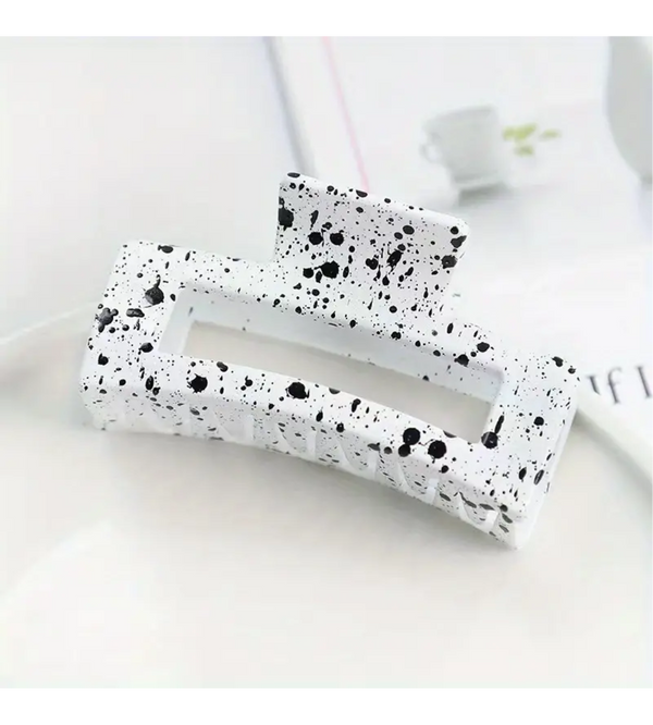Large Thick Acrylic Hair Clip Rectangle - 1 pc - Kess Hair and Beauty