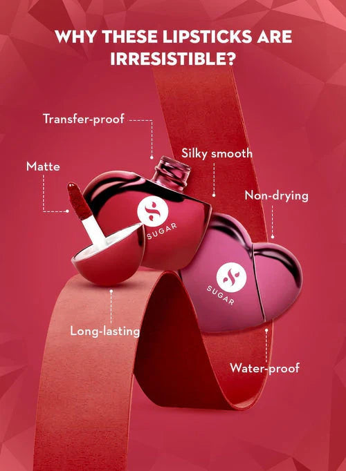 Sugar - La La Love 18HR Liquid Lipstick 01 Cherry Crush