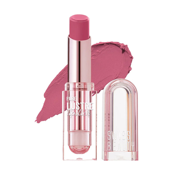 Swiss Beauty Pure Lustre Lipstick Shade No. 05 Silk Pink