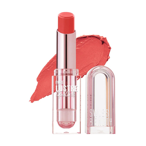 Swiss Beauty Pure Lustre Lipstick Shade No. 06 Just Peachy