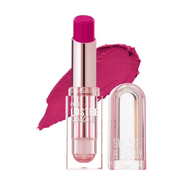 Swiss Beauty Pure Lustre Lipstick Shade No. 09 Cheeky Pink