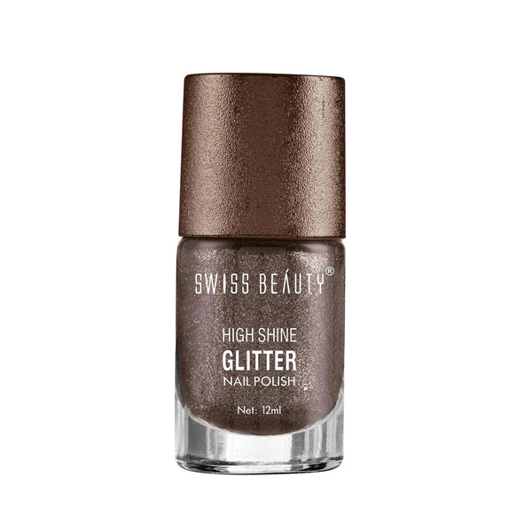 Swiss Beauty High Shine Glitter Nail Polish Shade No. 08