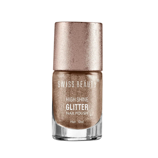 Swiss Beauty High Shine Glitter Nail Polish Shade No. 12