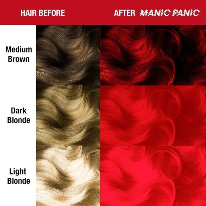 Manic Panic AMPLIFIED Dye - Pillarbox Red - Kess Hair and Beauty
