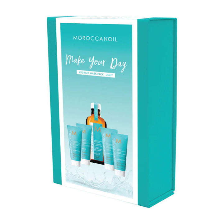 Moroccanoil Make My Day Hydrate Mask Pack Light -gift Pack - Kess Hair and Beauty
