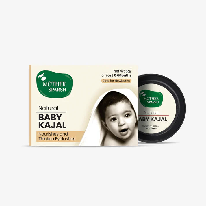 Mother Sparsh 100% Natural Baby Kajal with Zero Lead Content 5 g