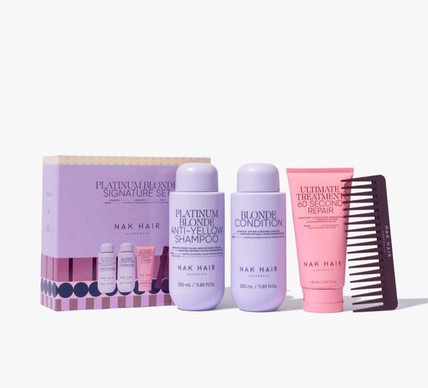 Nak Signature Platinum Blonde Trio Pack