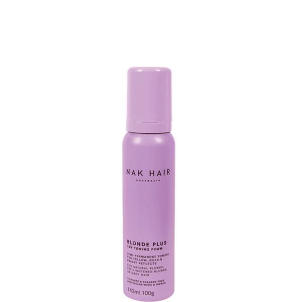 NAK Hair Blonde Plus Foam 10vol 100g - Kess Hair and Beauty