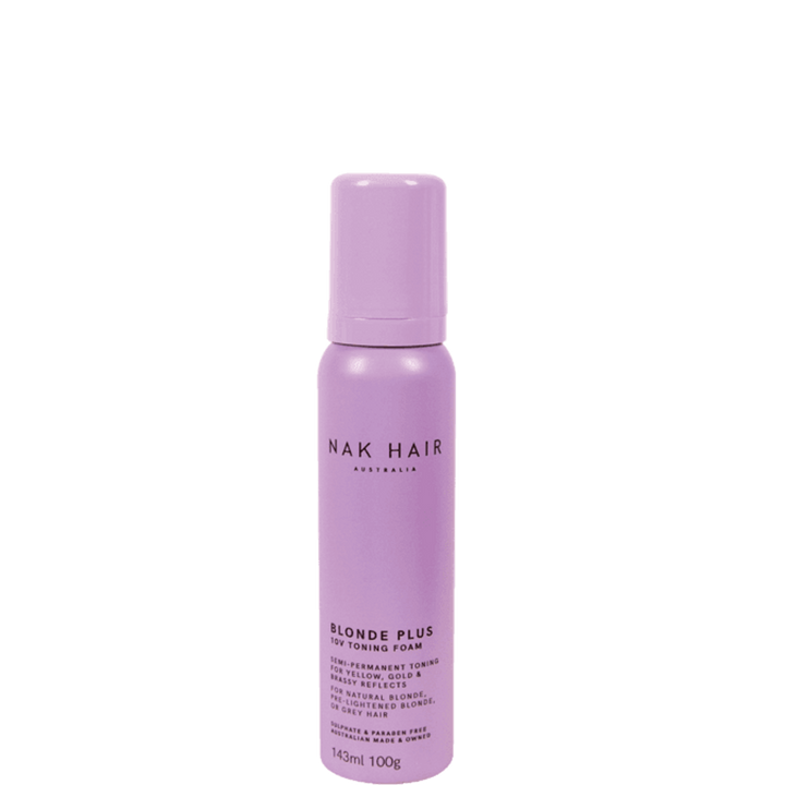 NAK Hair Blonde Plus Foam 10vol 100g - Kess Hair and Beauty