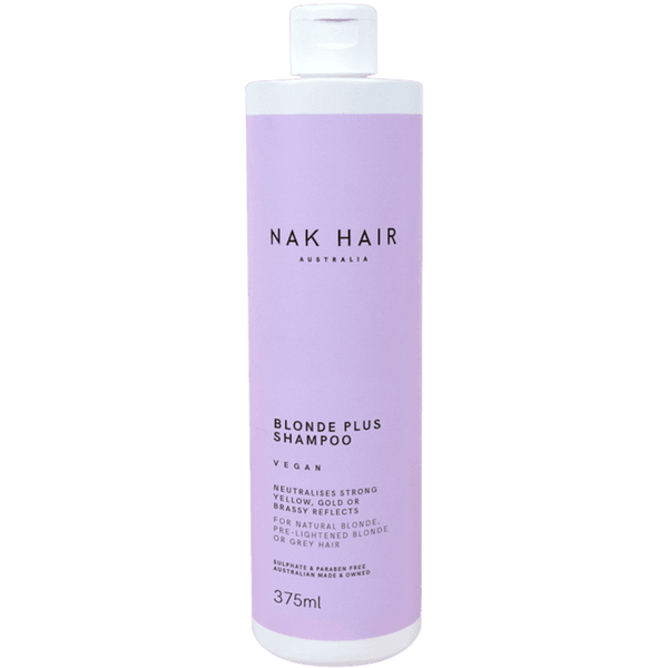 NAK Hair Blonde Plus Shampoo 375ml - Kess Hair and Beauty