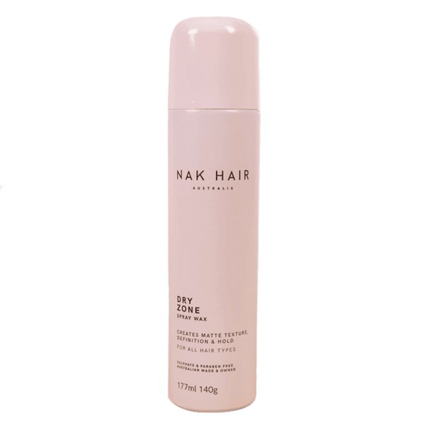 NAK Hair Dry Zone Matte Spray Wax 140g - Kess Hair and Beauty